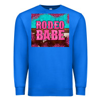 True Royal rodeo babe cowhide leopard turquoise Premium Sweatshirt - BarkalooDesign