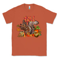 Copper Fall Vibes Squirrel Classic Tee - CowhideDigitalArt