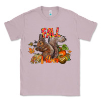 Lilac Fall Vibes Squirrel Classic Tee - CowhideDigitalArt