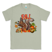 Matcha Fall Vibes Squirrel Classic Tee - CowhideDigitalArt