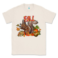 Natural Fall Vibes Squirrel Classic Tee - CowhideDigitalArt
