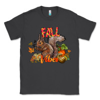 Smoke Fall Vibes Squirrel Classic Tee - CowhideDigitalArt