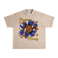 French Oak American honey with bee Urban Heavy Tee - texasbilliewilder