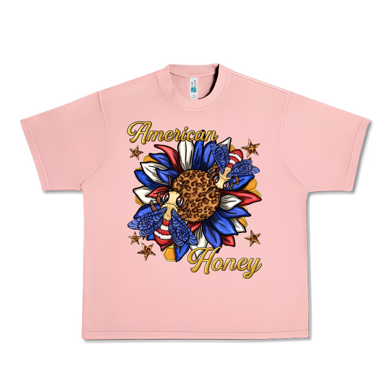 American Honey With Bee Urban Heavy Tee by texasbilliewilder | Teevron