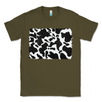 Army Green distressed black glitter cowhide pattern Classic Tee - RanaPortraitStore