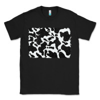 Black distressed black glitter cowhide pattern Classic Tee - RanaPortraitStore