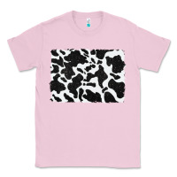 Bubblegum Pink distressed black glitter cowhide pattern Classic Tee - RanaPortraitStore