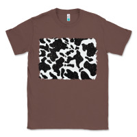 Chestnut distressed black glitter cowhide pattern Classic Tee - RanaPortraitStore