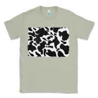 Matcha distressed black glitter cowhide pattern Classic Tee - RanaPortraitStore