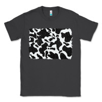 Smoke distressed black glitter cowhide pattern Classic Tee - RanaPortraitStore