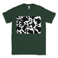 Sports Green distressed black glitter cowhide pattern Classic Tee - RanaPortraitStore