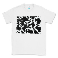 White distressed black glitter cowhide pattern Classic Tee - RanaPortraitStore