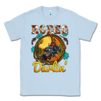 Dusty Blue western rodeo darlin' sunset sunflowers weapon Classic Tee - BarkalooDesign