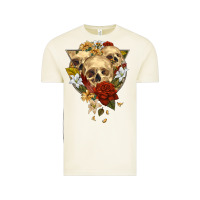 Vintage Arctic Triangle Flower Skeletons Vintage Tee - RanaPortraitStore