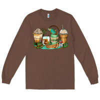 Chestnut fishing coffee cups Long Sleeve Tee - Zillion Design Studio