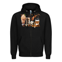 Black black every month melanin coffee cups Zipper Hoodie - JahusDesignShop