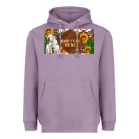 Lavender (preview)baby goats and sunflower and cactus with cowhide license plat Heavyweight Hoodie - Artiststas