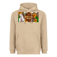 Mushroom (preview)baby goats and sunflower and cactus with cowhide license plat Heavyweight Hoodie - Artiststas