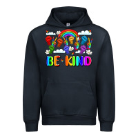 Navy name celebrate kindness and diversity Urban Hoodie - LillyAllenDesigns