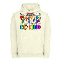 Pigment Pistachio name celebrate kindness and diversity Urban Hoodie - LillyAllenDesigns