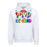 White name celebrate kindness and diversity Urban Hoodie - LillyAllenDesigns
