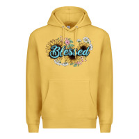 Antique Gold blessed Premium Hoodie - NancyCooperArtShop