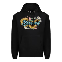 Black blessed Premium Hoodie - NancyCooperArtShop