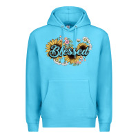 Ocean Blue blessed Premium Hoodie - NancyCooperArtShop