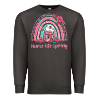 Smoke nurse life spring rainbow Premium Sweatshirt - BarkalooDesign