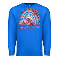 True Royal nurse life spring rainbow Premium Sweatshirt - BarkalooDesign