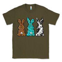 Army Green Western Happy Easter peeps Classic Tee - Neo Western