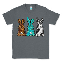 Charcoal Heather Western Happy Easter peeps Classic Tee - Neo Western