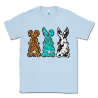 Dusty Blue Western Happy Easter peeps Classic Tee - Neo Western