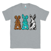 Heather Grey Western Happy Easter peeps Classic Tee - Neo Western