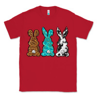 Red Western Happy Easter peeps Classic Tee - Neo Western