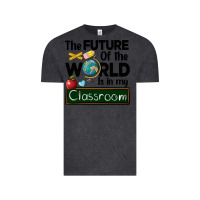 Vintage Black the future of the world is in my classroom Vintage Tee - BarkalooDesign