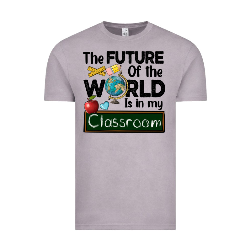 The Future Of The World Is In My Classroom Vintage Tee by BarkalooDesign | Teevron