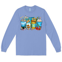 Colony Blue hanukkah coffee cups Long Sleeve Tee - Zillion Design Studio