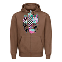 Chestnut retro dance Zipper Hoodie - JahusDesignShop