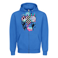 True Royal retro dance Zipper Hoodie - JahusDesignShop