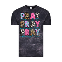 Cloud Black pray on it pray over it pray throught it Vintage Tee - texasbilliewilder