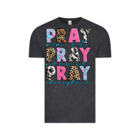 Vintage Black pray on it pray over it pray throught it Vintage Tee - texasbilliewilder