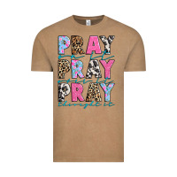 Vintage Coffee pray on it pray over it pray throught it Vintage Tee - texasbilliewilder