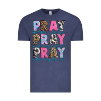 Vintage Denim pray on it pray over it pray throught it Vintage Tee - texasbilliewilder