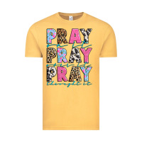 Vintage Mustard pray on it pray over it pray throught it Vintage Tee - texasbilliewilder