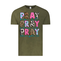 Vintage Olive pray on it pray over it pray throught it Vintage Tee - texasbilliewilder