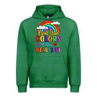 Emerald name vibrant positivity rainbow art Urban Hoodie - LillyAllenDesigns