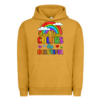Pigment Peanut Butter name vibrant positivity rainbow art Urban Hoodie - LillyAllenDesigns