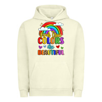 Pigment Pistachio name vibrant positivity rainbow art Urban Hoodie - LillyAllenDesigns