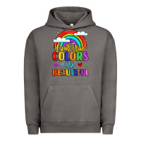 Pigment Tornado name vibrant positivity rainbow art Urban Hoodie - LillyAllenDesigns